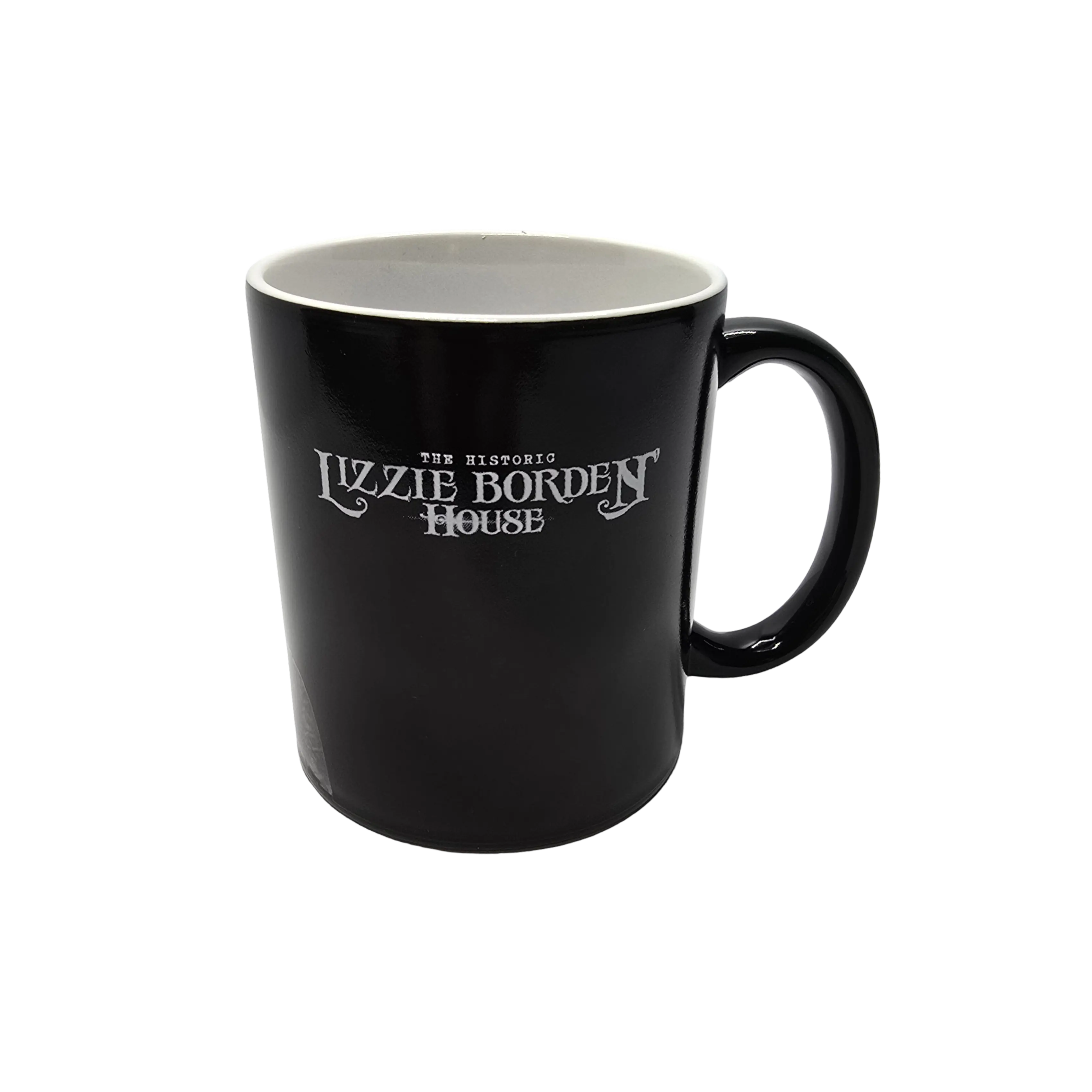 Official Lizzie Borden House Heat Changing Mug | Halloween Coffee Mug | Gothic Kitchen Decor | Spooky Drinkware