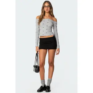 Aisha Low Rise Mini Skirt