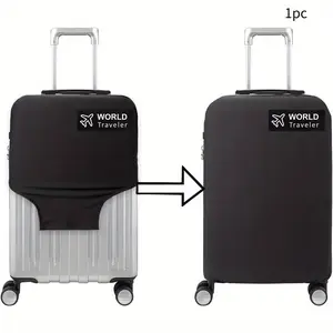 Travel Luggage Dust Cover, 1 Count/3 Counts/set Scratch Proof Durable Dustproof Luggage Cover, Easy-to-spot Design Luggage Protector for Air Travel, Travel Accessories