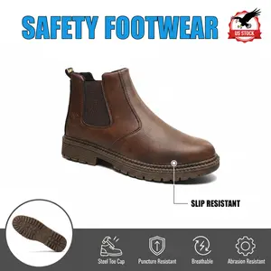 Splash-proof Smash-proof Puncture-proof Breathable Safety Shoes Unisex Chef Work Shoe Waterproof Anti-slip Durable Outdoor Comfortable Men Women Slip Resistant Rainy Season Sneakers Mud Dirt Footwear Puddle Proof Heavy Duty Protective Work Boots Gear