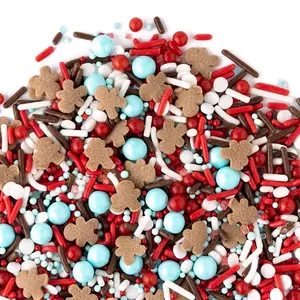 Oh My Gingerbread -  Christmas Edible Sprinkles Mix to Bake- Available in 4 oz, 8 oz, and 12 oz Bags