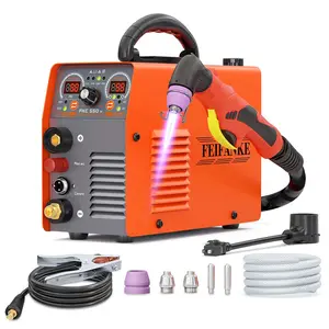 FAIFANNKE 55A Plasma Cutter, Dual Voltage 110V/220V, High-Frequency Non-Touch Pilot ARC Plasma Cutting Machine, 3/4" Max Cut, 1/2"Clean Cut, 2T/4T, Post Flow Cooling, Best for Beginner Visit the FEIFANKE Store