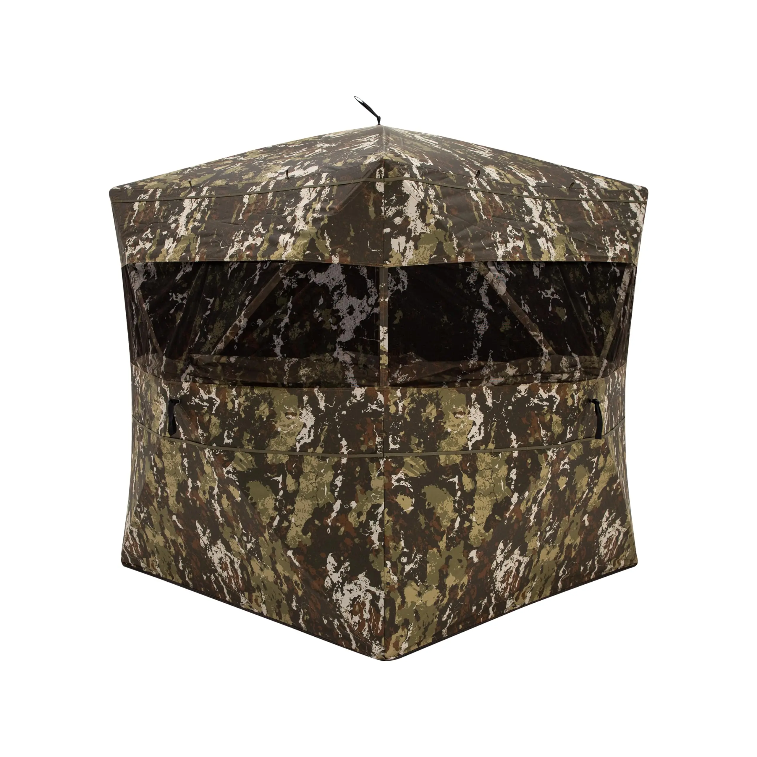 Barronett Blinds Ace 250, Portable Hunting Blind, Large Pop-Up Hub Blind, Panoramic Shooting Windows, Lightweight, Crater Harvest, 67” x 75” x 75”, AC250CH