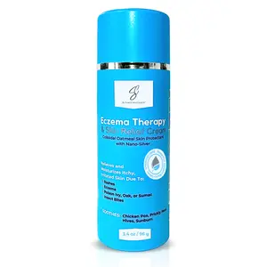 Eczema Therapy & Skin Relief Cream Colloidal Oatmeal Protectant with Nano-Silver for Itchy Irritated Skin Relief Moisturizing Non-Greasy Formula Safe for Face - Healthcare