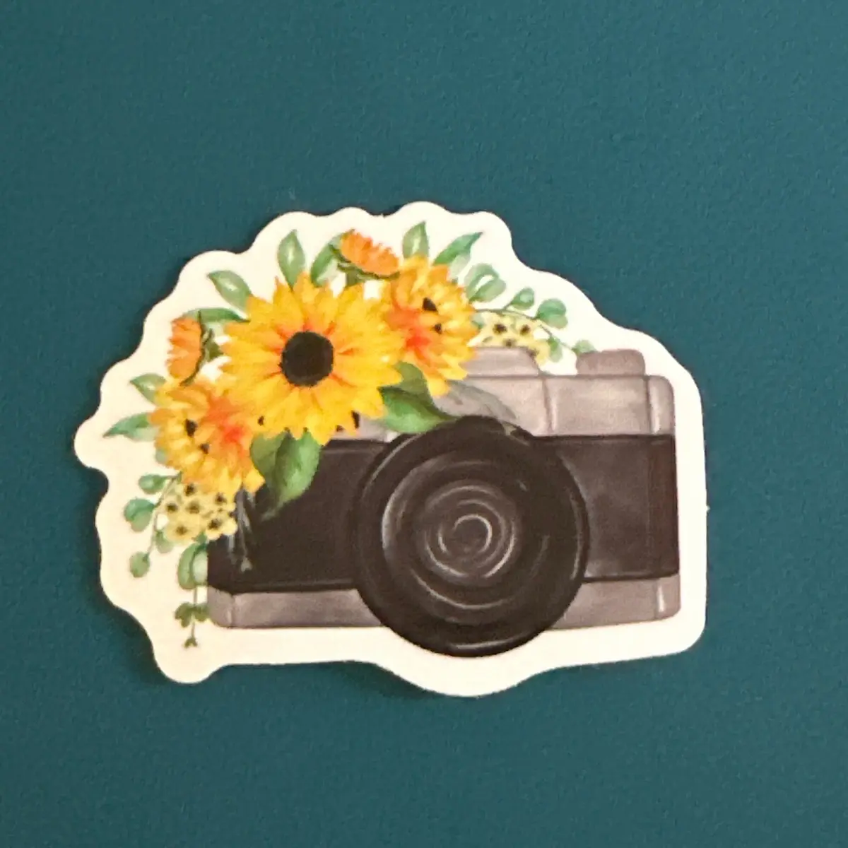 Sunflower Camera Sticker