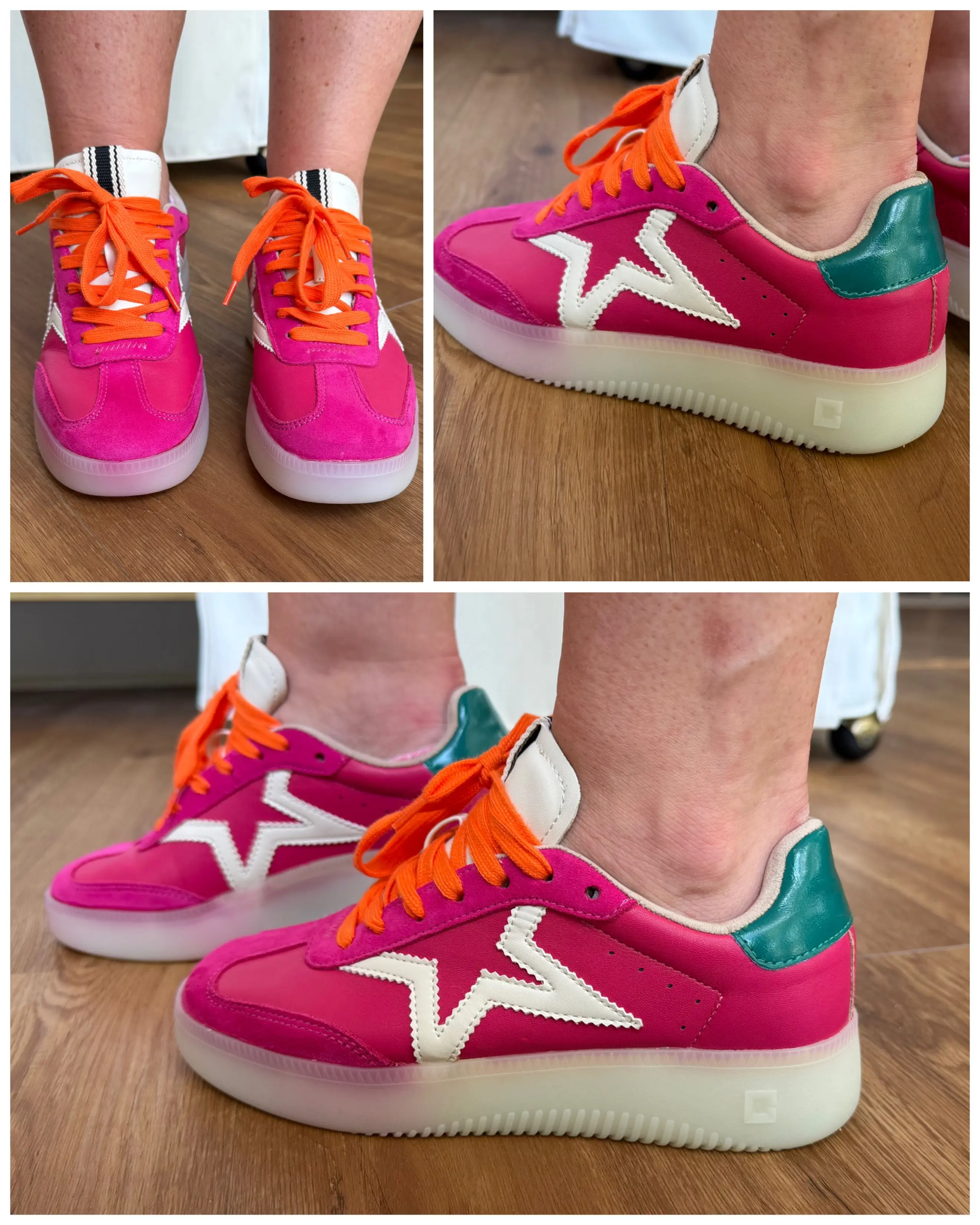 Fuchsia Fusion Platform Sneaker