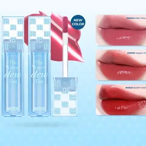 MERZY The Watery Dew Lip Tint | High Pigment Color, Watery Glossy Texture, Long-Lasting, Vivid Color | #WD20 Misty Wood, 0.14 fl oz