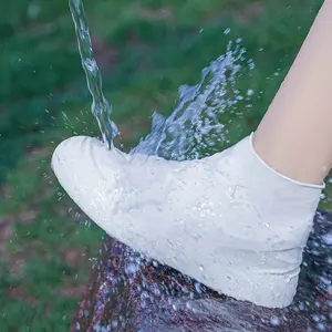 Outdoor Waterproof Shoe Covers, Portable Rainproof Non-Slip Snow Resistant Latex Shoe Protectors, Durable Anti-Skid Footwear Accessories