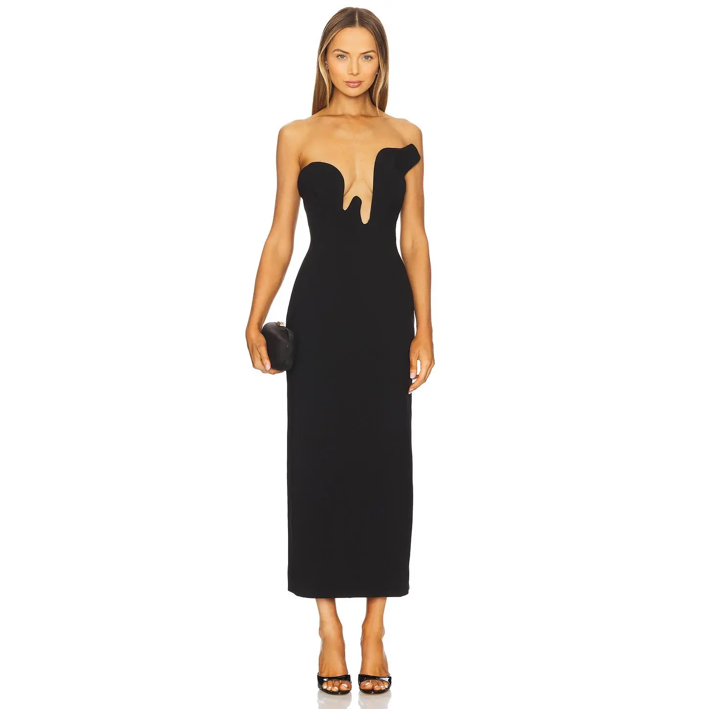 Bardot Rosalyn Midi Dress in Black