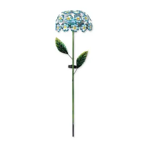 SVD 42.5" Blue Hydrangea Garden Stake