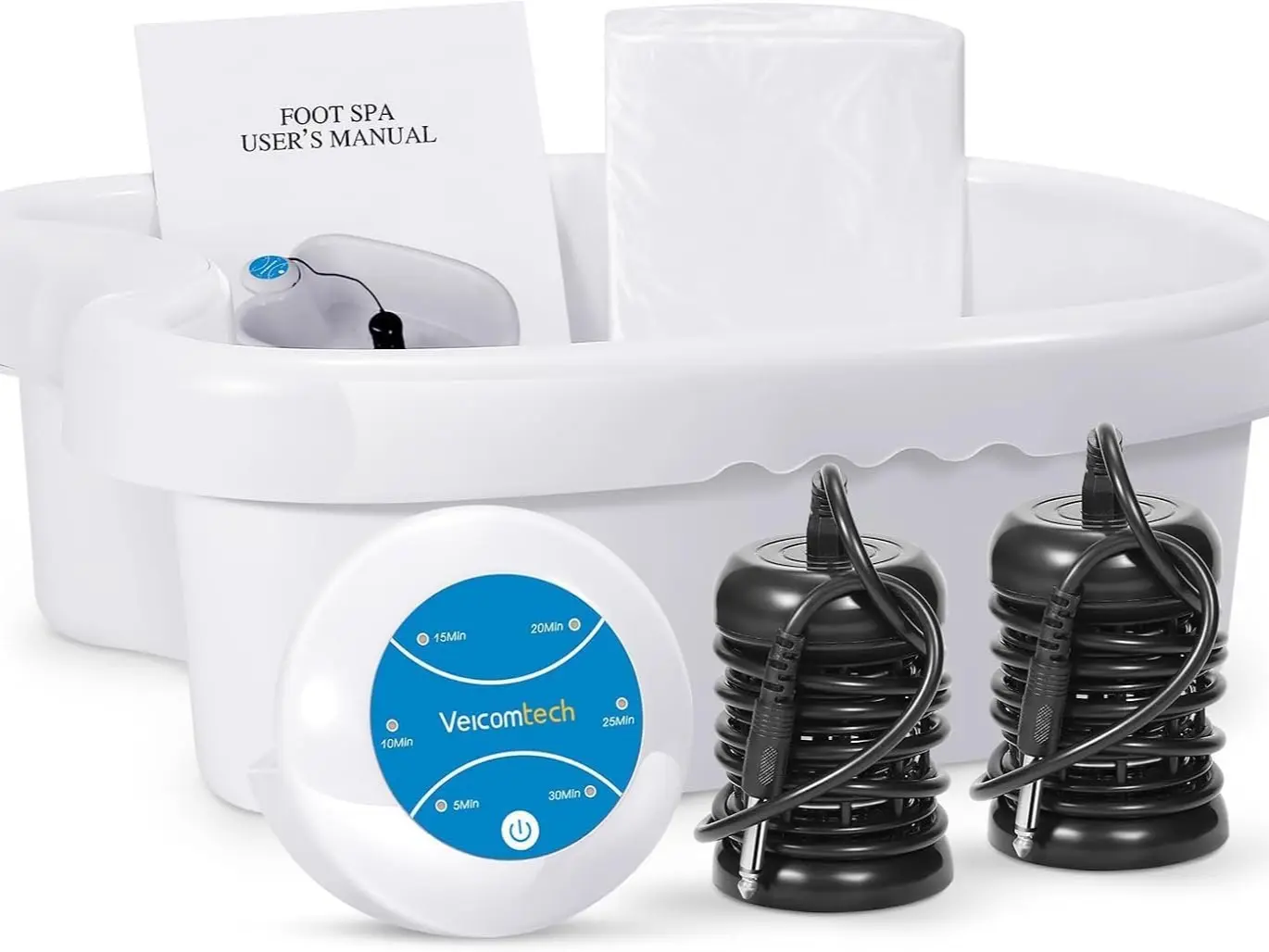 2026 Hot Selling Ionic Foot Bath Detox Machine, Viral TikTok Foot Spa Detox System for Home & Salon Use, Perfect Gift Choice with 2 Arrays & 100 Tub Liners, shiatsu foot, Plastic summerwins