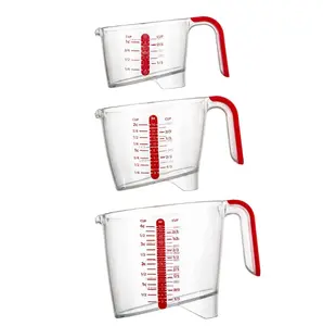 3 Piece Liquid Measuring Cup Set