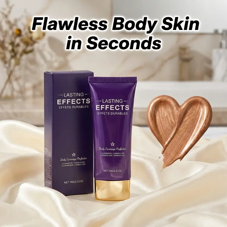 Long Lasting Flawless Body Makeup Cream, Gentle Waterproof Full Coverage Body Concealer, Body Makeup Product for Women & Girls, Convenient Size Beauty Cosmetics