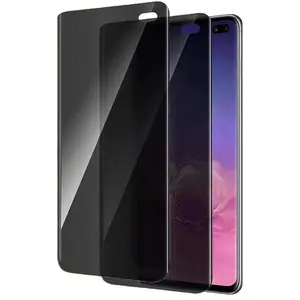 [2 Pack] Galaxy S10 Plus Privacy Screen Protector, Tempered Glass Anti-Spy 9H Hardness Black Film for Samsung Galaxy S10 Plus, 3D Touch Anti-Peek Anti-Scratch Bubble Free Easy Install