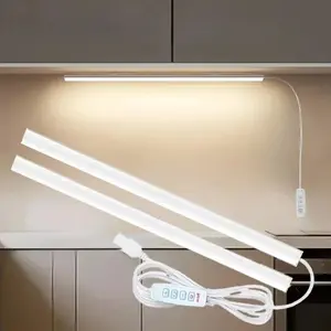 USB Powered Under Cabinet Light, LED Under Cabinet Light with Remote Control, Dimmable LED Light Bar for Kitchen, Living Room, Bedroom, LED Ambient Lighting