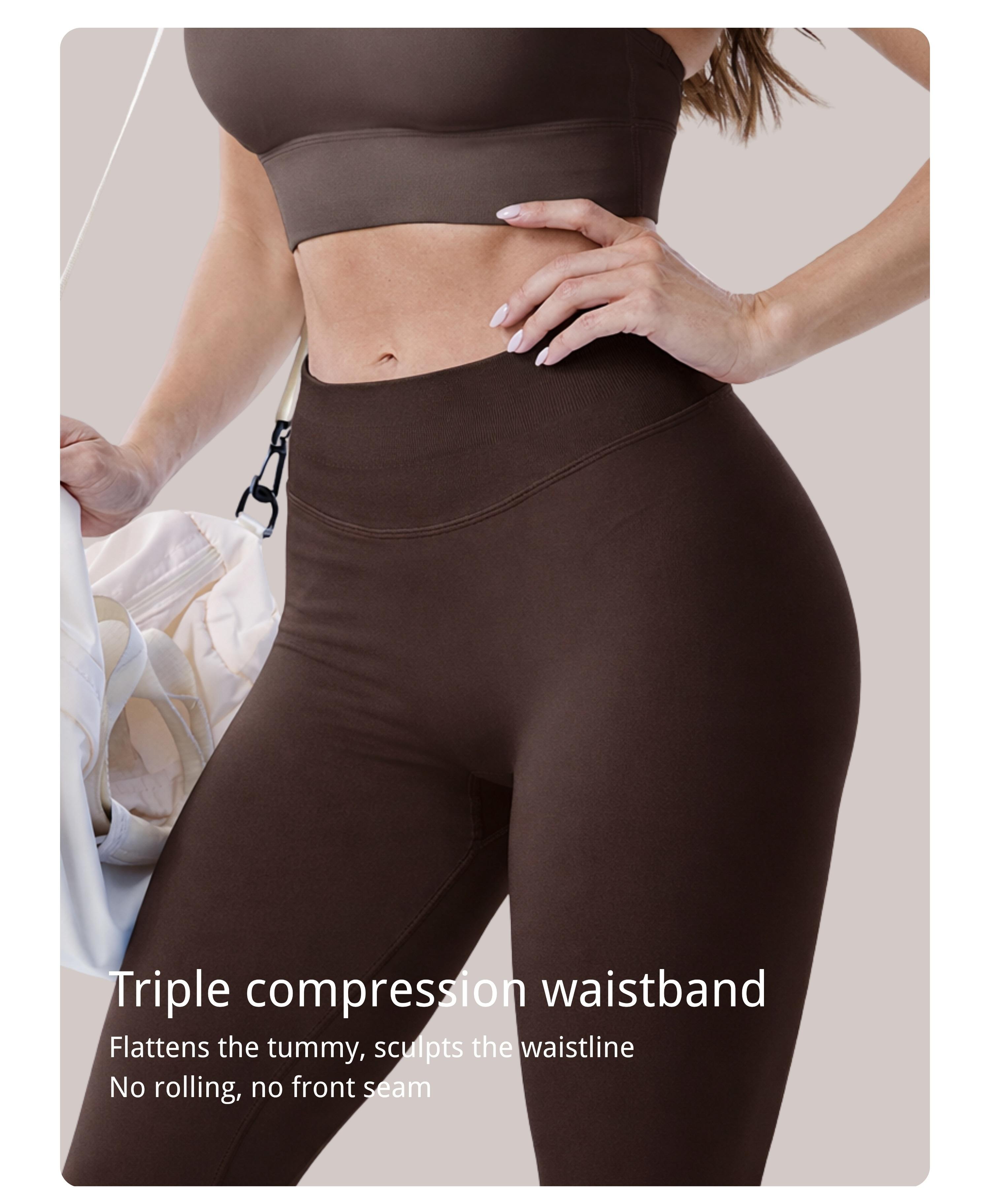 Coral Canton High Waisted Seamless Impact Leggings