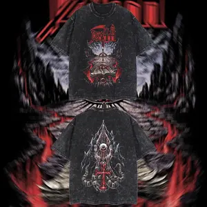 BoostedStyle- Death Symbolic x Exclusive Noah Cutter Meihoff Art  Heavy Metal Graphic T‑Shirt, Rock Music Graphic Hoodie, Rock band tee, Mexico style menswear