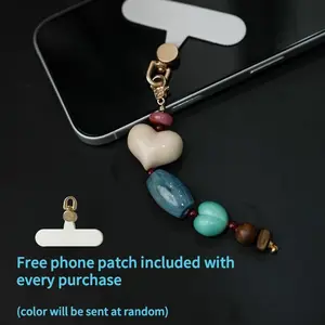 communication bridge Handmade Phone & Bag Charm with Free Phone Patch - A Perfect Gift of Love & Connection for Loved Ones