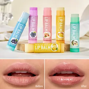 Lip Balm - Fruit Flavored Lip Balm with Moisture Coconut for Hydrating and Nourishing, Soft and Smooth Lips, Beauty and Health Personal Care - Repairing