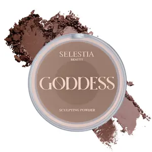 SELESTIA BEAUTY Sculpting Contour Powder Goddess - Matte Sculpting Powder - Easy to Blend Contouring Powder