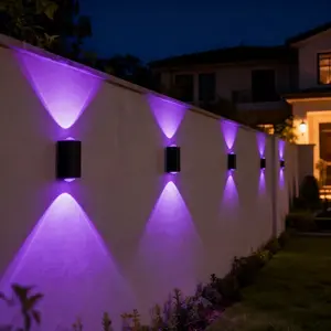 4Pack 20W Outdoor Waterproof Up and Down LED Wall Lamp Outdoor Villa Entrance Garden Porch Light Waterproof Exterior Wall Lights