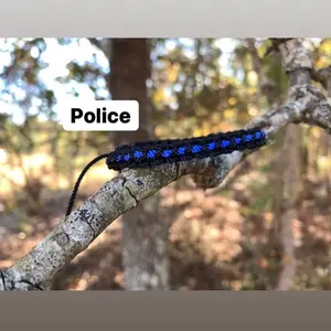 Police Thin Line Bracelet Daily Female