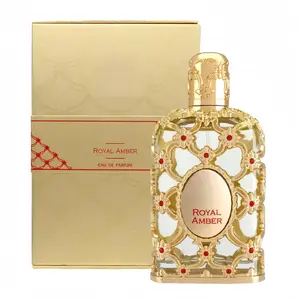 Royal Amber 100ml ( 3.4oz )Eau de Parfum|Unisex Oriental Amber Fragrance|Long-Lasting Projection|Opulent Royal Aesthetic Bottle Design|Warm & Seductive Amber-Vanilla Scent|Compliment-Magnet Signature Scent