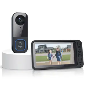 2026 Upgraded Wireless Video Door Viewer with Screen - No Wi-Fi or Subscriptions Required, Supports Night Vision & Two-Way Audio, Perfect for Parents, Seniors, and Apartment Living