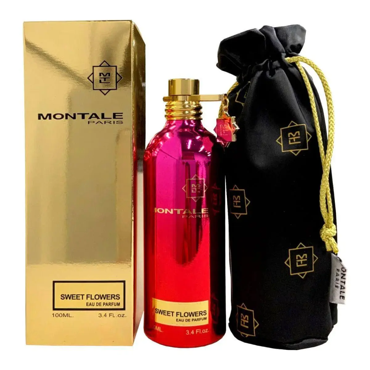 Sweet Flowers Eau de Parfum, a Warm Spicy Floral Fragrance for Women with Peach, Ginger & Jasmine | Woody Vanilla Musk Notes | 3.4 oz / 100 ml, New in Box, Cedar, Signature Scent, 3.4 Fl Oz