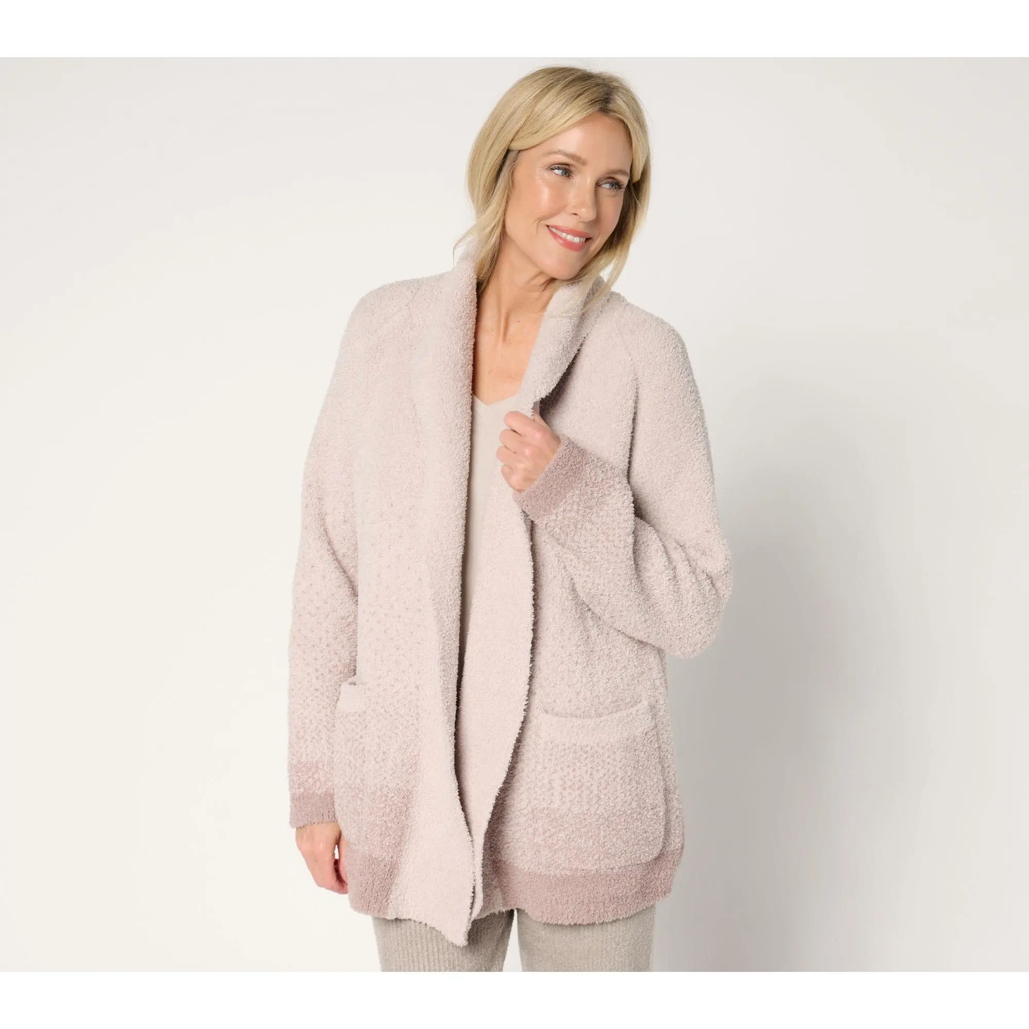Barefoot Dreams CozyChic Confetti Shawl Cardi