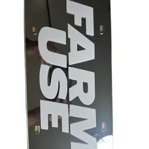 Farm use license plate