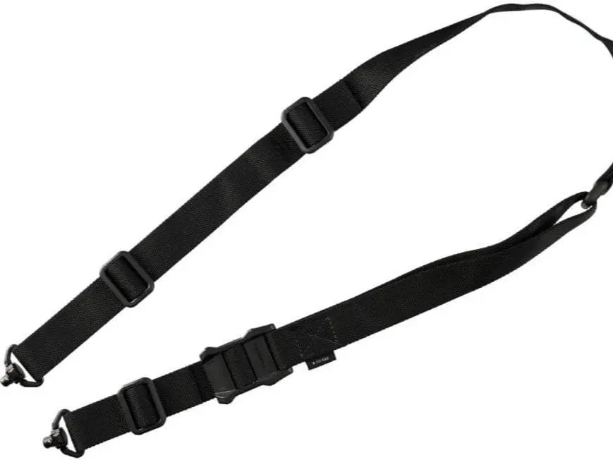 Magpul MS1 QDM 2-Point Rifle Sling - Corrosion Resistant, Durable Slider, Extreme Wear Resistance Gear for Gear Vests, Fits All Standard Size QD Cups, Sports & Outdoor Climbing Accessory, Extreme Resistance To Wear, Melonite Finished Steel, No Loops, No S