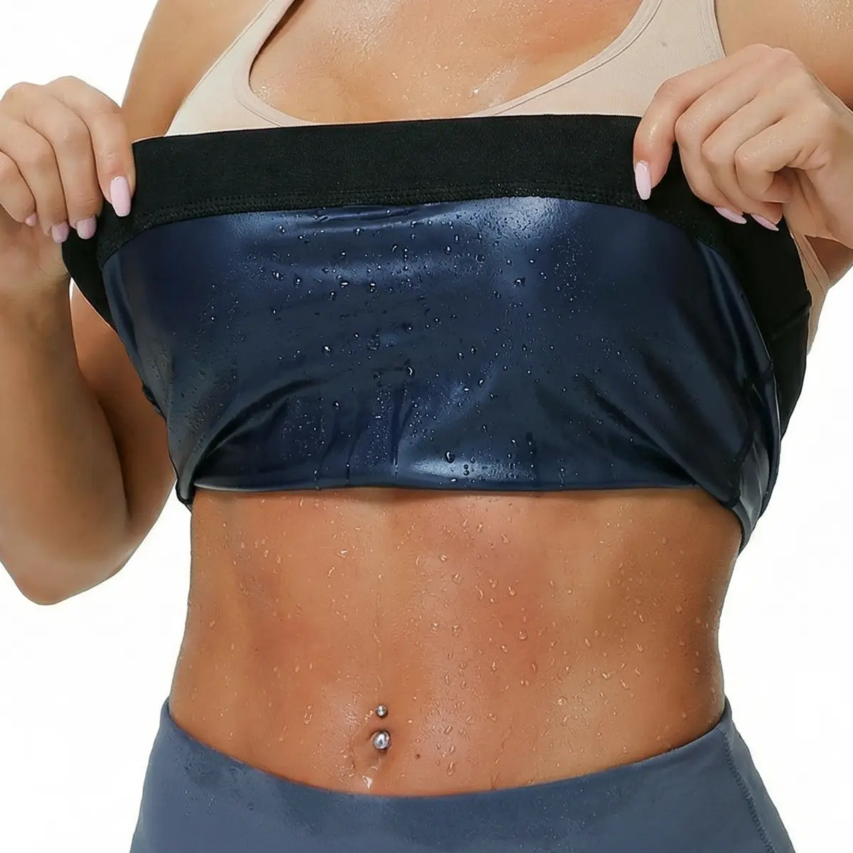 Women's Adjustable Waist Trainer Shapewear Belt - Sauna Sweat Belly Wrap, Body Contouring Active Shapewear for Workout Fitness Exercise Accessories, Waist Training Solution, Waist Training Belt, Adjustable Waist Trainer Shapewear Belts Waist Trainer Trimm
