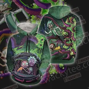 Pemagear Rick And Morty Unisex 3D All Over Print Hoodie