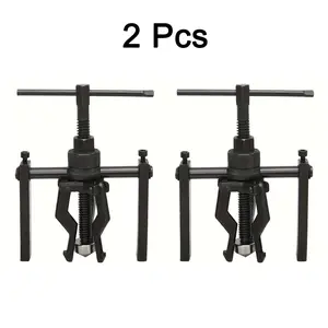 2 pieces of inner hole bearing puller - a multifunctional small three jaw puller tool, a handheld bearing extractor for disassembling inner holes in automotive maintenance, very suitable for gear puller maintenance of automotive mechanical equipment