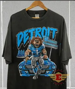 [Sale off up to 50%] Detroit Football Shirt, Football shirt, Detroit For Fan, Detroit gift, vintage shirt, 90s Shirt, Graphic Streetwear T-shirt