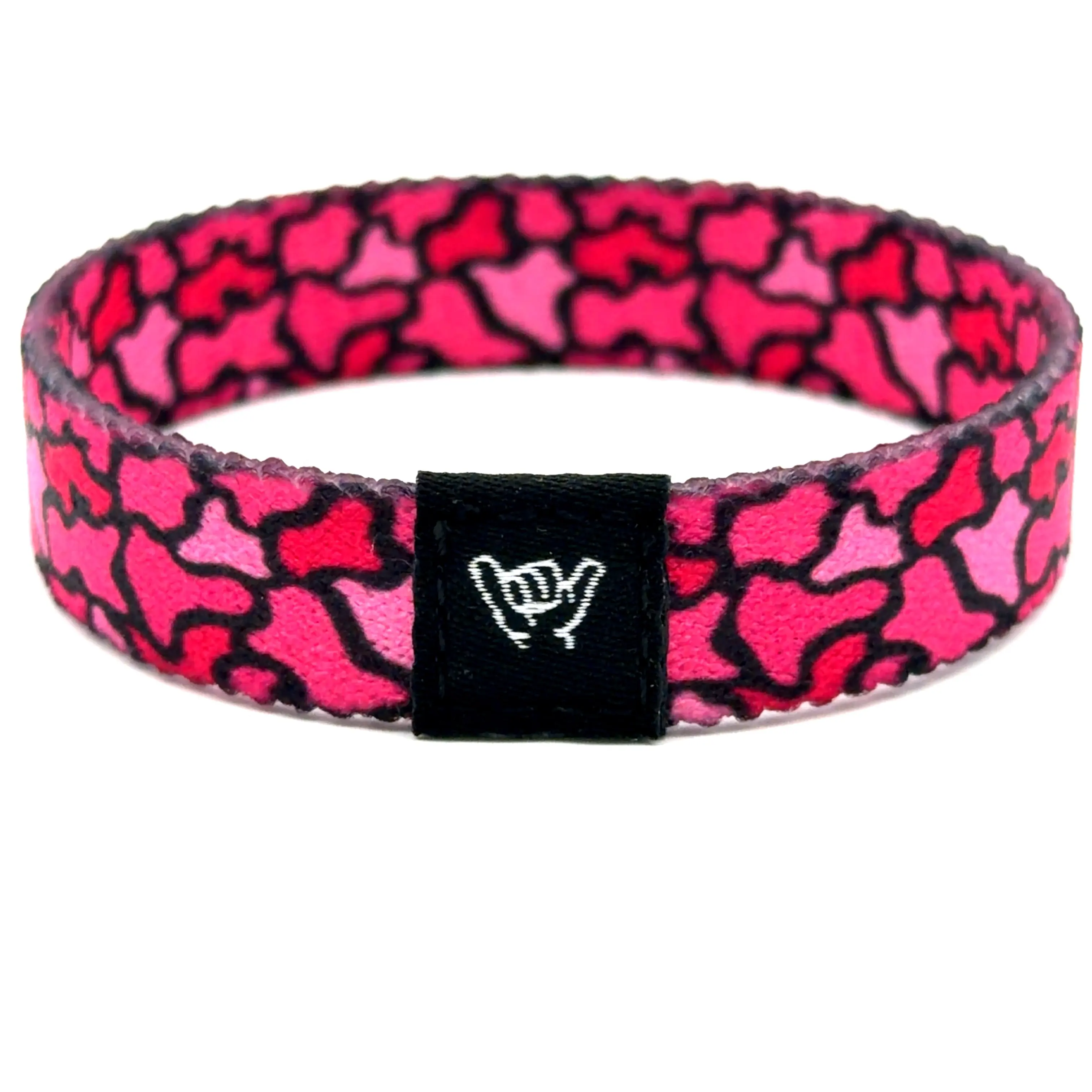 Pink Camo Wristband Bracelet