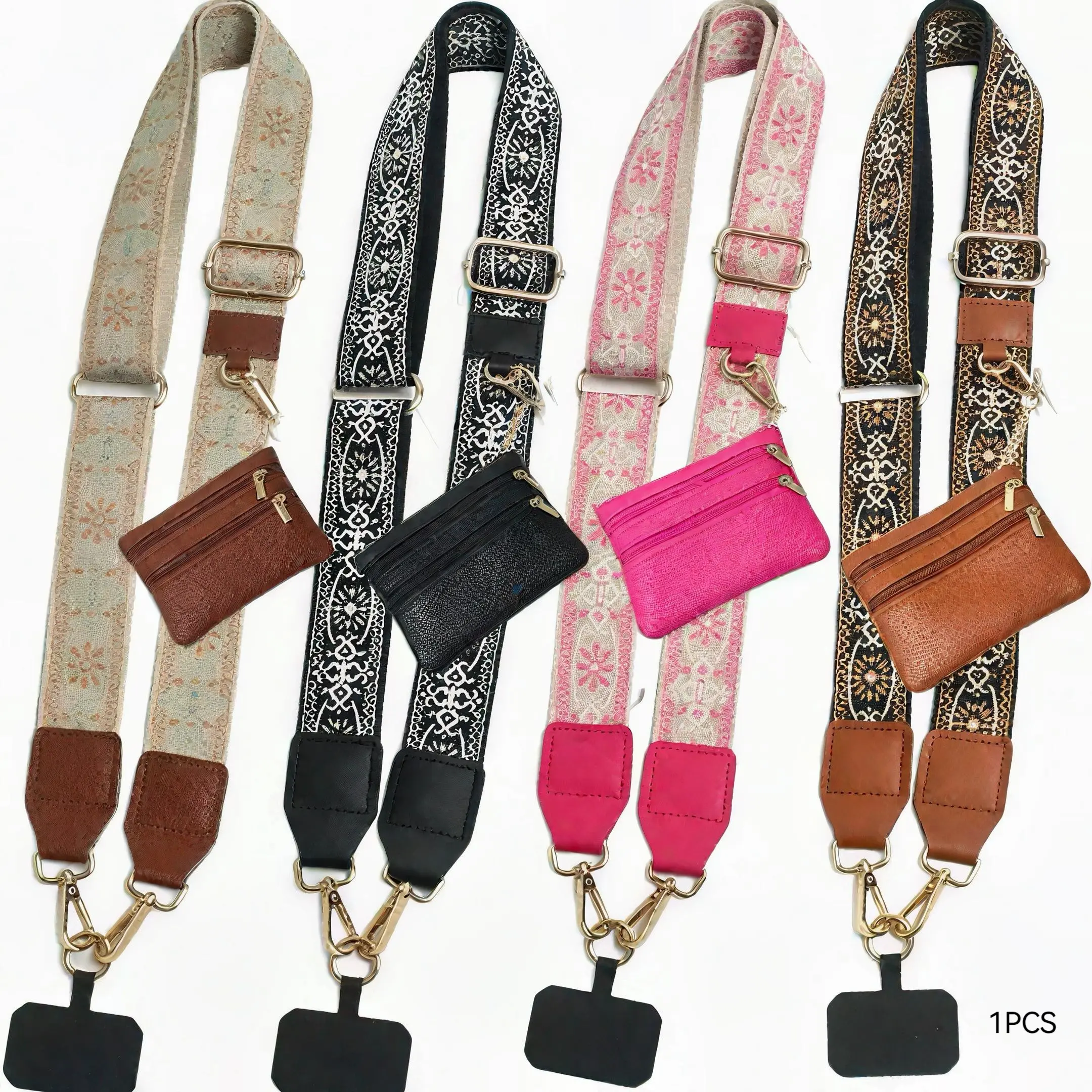 Retro ethnic pattern, adjustable, Casual adjustable strap, Multifunction straps, can be used as mobile phone straps, bag straps, zipper bags, Mother's Day gifts, birthday gifts, Versatile Strap, Bag Accessories