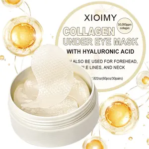 60pcs Collagen Protein Moisturizing Eye Mask, Strong Hydration, Fine and Tight Skin, Glossy Appearance, Anti-Dryness, Eye Care