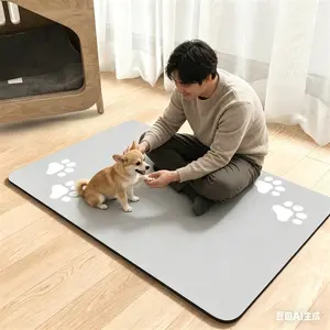 Pet Feeding Mat| Waterproof Non-slip Pet Food Bowl Ma