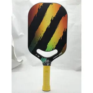 Warping Point Pickleball Paddle USAPA Approved Carbon Fiber Thermoformed Edgeless 16mm Polypropylene Core Textured Surface for Spin Springtok