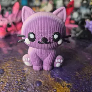 Sweater texture kitty figurine home decor collection