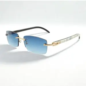 White Buffs Blue Lens