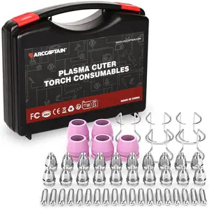AG-60 Plasma Consumables, 50Pcs .045'' SG-55 AG-60 WSD-60 Plasma Accessories for CUT55 PRO, CUT55, CUT 55PILOTARC,CUT 55PIL0T, CUT 60HF, CUT 60HF PRO
