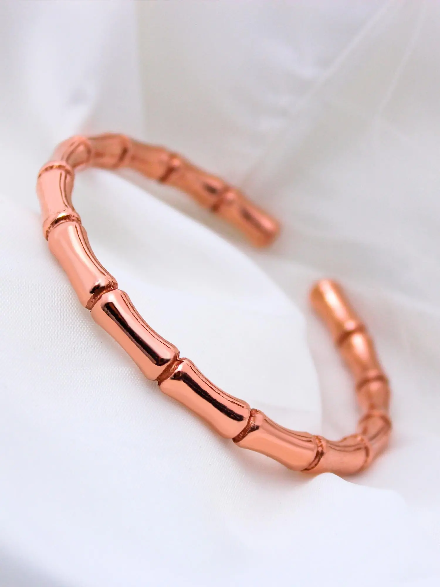 Copper Cuff Bangle, Elegant Minimalist Bangle, Adjustable Minimalist Bangle, Adjustable Copper Bangles, Fashionable Bracelet for Women & Men, Trendy All-match & Exquisite Jewelry for Birthday Gift