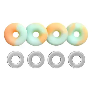 O-Ring Bushings Pro Duro Series - Multiple Durometers - Teal & Orange Swirl