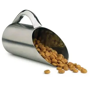 PROSELECT - Dog Food Scoop Stainless Steel Matte Finish