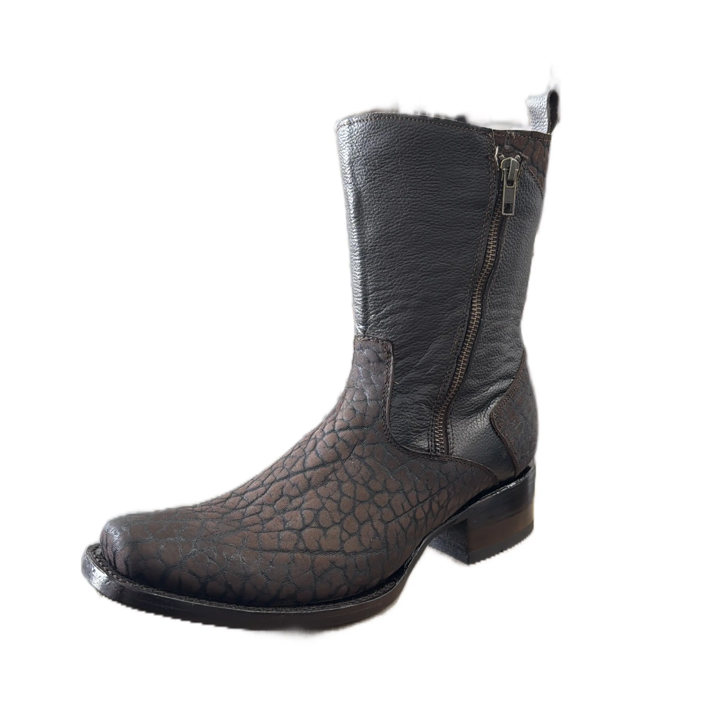 A&A, MENS BOOTS, ESTILO COLORADO, BOTIN 100% ORIGINAL CUELO DE TORO, SUELA DE CUERO, HORMA DUBAI