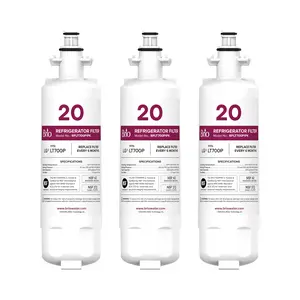 Brio Replacement Refrigerator Filter for LG® LT700P, Sears®/Kenmore® 9690, 3 Pack