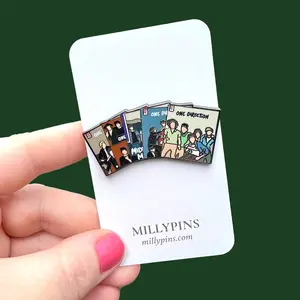 One Direction Albums Enamel Pin | Collector's Pin for 1D Fans | Unique Music Merchandise